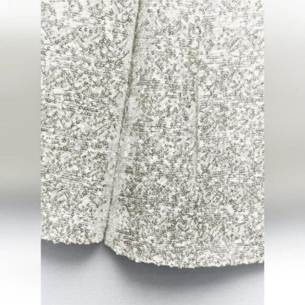 ZARA SEQUINED BLAZER - Picture 8 of 8